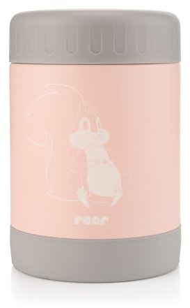 reer ColourDesign Edelstahl-Warmhaltebox | 300 ml | Thermobox | Wärmebehälter | Thermodose für Kinder | rosa