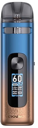 Uwell Crown X, Pod System, E-Zigarette, 1500 mAh, 5,3 ml, Farbe sunrise sky