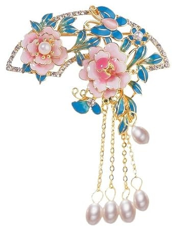 UYRVAPE Broche Florale Femmes Epinglettes exquise Fleur Badge Broches pour Femmes Filles sac à dos Chapeau Costume Bijoux Accessoires Broche Cheongsam Robe Broche Accessoires