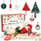 Makramee Set für Anfänger mit Anleitung, Makramee Weihnachtsdeko Set, 3mm x 50m Makramee Garn Set mit holzringe und holzperlen Zubehör, DIY Deko Weihnachten - für Weihnachtsschmuck, Komplettset