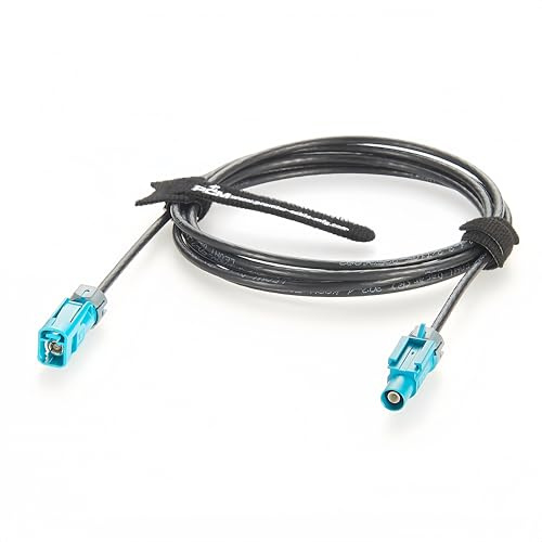 Fakra Antennen Original Rosenberger IP67 wasserdichtes HF-Koaxialkabel FAKRA Stecker Z Stecker auf Buchse Verlängerungskabel 59Z176-C01-Z auf 59Z163-003-Z für FPD-Link III/GMSL2 Kameras Funk 5m