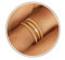 ZHESHY 3pcs Gold Silber Ring Damen 1,3 Mm Dünn Goldene Rings 14k Vergoldete Silberring Wasserfest Hypoallergene Stapeln Schmal Ringe Set Geschenke Schmuck Frauen Verlobungsring Eheringe Größe 52-65