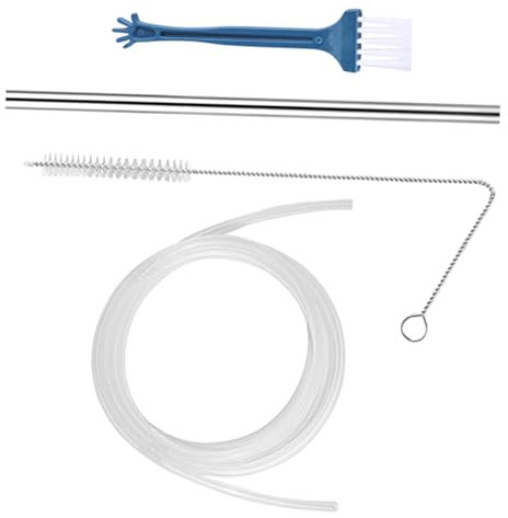 HOMSFOU 1satz Kaffeeküchenzubehör Milchschlauch Für Kaffeevollautomaten Ersatzschlauch Und Reinigungsbürste Für Milchaufschäumer Kompatibel Mit Und Installieren Reinigen