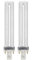 2 X LUXSA Lighting 9W Compact Fluorescent Lamp 2 Pin, G23 Cool White 4000K, 600LM, U Shape Single Rotating Tube Energy Saving Lamp, AC 220V CFL Bulb, Non-Dimmable 2 Pack