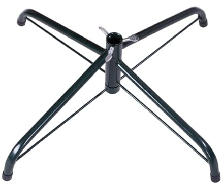 perfk Supporto per Albero di Natale Pieghevole, Struttura Solida, Sostituzione in Metallo per Alberi Veri/Finti, Base per Albero di Natale per Feste, casa, 19mm Tube X 30cm