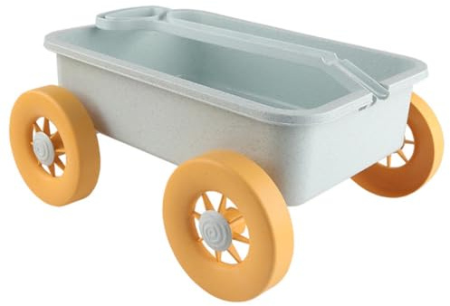 WEKAMOS Strandspielzeug Sandwagen für Leichter Sandspielzeug Trolley aus Robustem Kunststoff Sicher und Glatt Sandspielzeug Satz für Strand und Outdoor