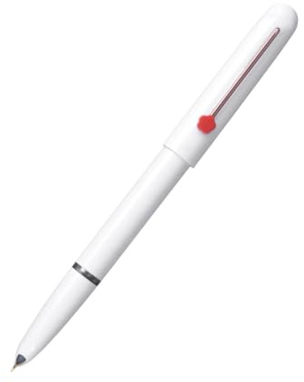 HERO leichter weißer Schülerfüller mit 0,38 mm extra feiner Iridiumspitze, inkl. 2 Tintenpatronen, sanftes Schreiben für Tagebuchführung & Kalligraphie, Geschenkfüller für Schule
