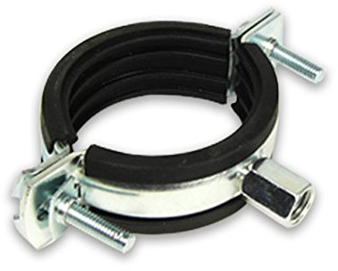 Eigenmarke Rohrschelle / zwei-Schraubenschelle [193-200mm] Schwarz