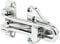 Defender Security U 11318 Swing Bar Door Guard with High Security Auxiliary Lock, Chrome Finish, 1-Pack, 1 Pack
