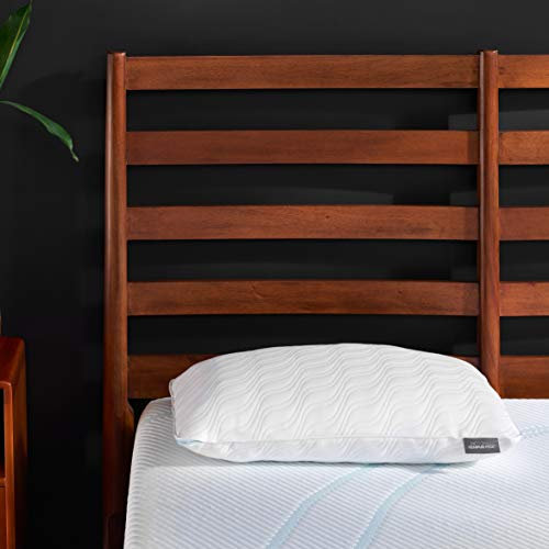 TEMPUR-PEDIC TEMPUR-Adapt ProLo + Kühlung Kissen, Schaumstoff, Weiss/opulenter Garten, King
