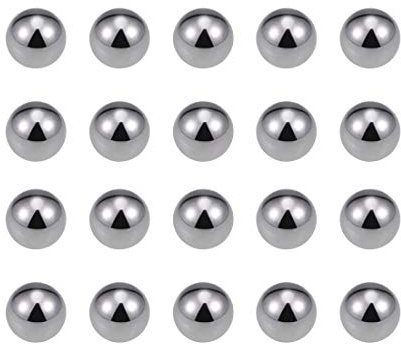 sourcing map 5mm Carbon Steel Bearing Balls Precision Balls 100pcs