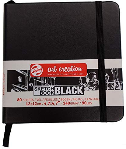 SKETCH BOOK BLACK ARTCREATION 12 x 12 CM
