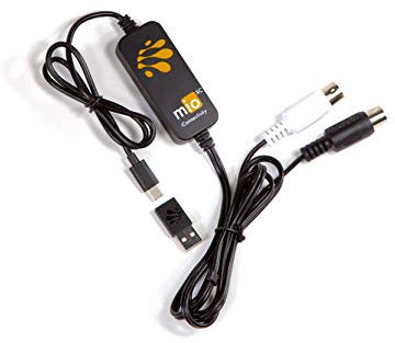 Interfaccia MIDI iConnectivity mioXC (fusione USB Type-C e USB Type-A, interfaccia MIDI a 16 canali, compatibile con Mac, PC, iOS e Android, processore ARM Cortex a 32 bit, bassa latenza)