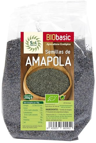 Semi di papavero biologici 250 g
