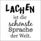 Ambiente Serviette Lunch 33x33cm Motiv: Lachen ist die schönste Sprache der Welt 20 Stück pro Packung