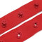 3m Druckknopfband 18mm Druckknopf Band Bodyverschluss Miederband Farbwahl, Größe:Breite 18 mm | Abstand 37 mm, Farbe:rot