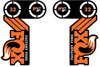 Adesivi compatibili con forcella bici Fox Factory Series 32-29''
