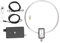 3 to 30MHz Short Radio Antenna Stainless Steel Loop Antenna Active Receiving Antenna Loop Short Antenna for Rooftop Balcony