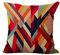 Kissenbezug 50x50 Rot Orange Geometrisch Kissenbezug 50x50 Baumwolle und Leinen Kissenbezüge 50x50 mit Reißverschluss Kissenhüllen 50x50 Knitterfreie Starke Atmungsaktivität Kissenhülle 50x50 1 Pcs