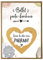 Joli Coon Carte a gratter - Cadeau parrain demande - Veux-tu être mon parrain avec enveloppe