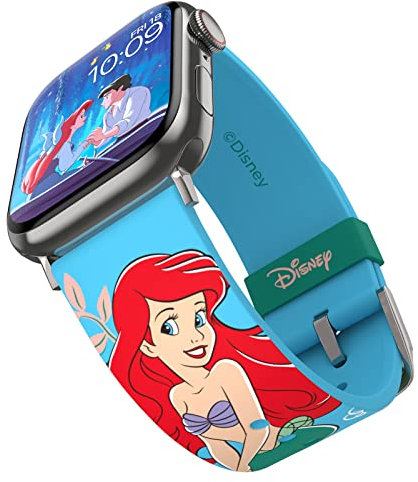 Disney - Little Mermaid Smartwatch Band - Officially Licensed, Compatible with Every Size & Series of Apple Watch (not included)