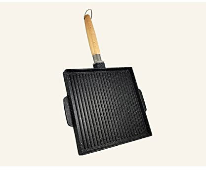 Vulcania Grill 26x26, bistecchiera bella e resistente, adatta ad ogni tipo di carne, ottimo rapporto qualità prezzo.