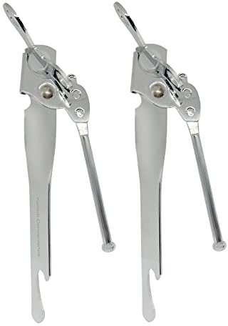 Kansai Convenience 3-in-1 Butterfly Can Opener Stainless Steel Heavy Duty Manual Multipurpose Can Opener Comfortable Handle Easy to Use Ideal for Every Kitchen Camping with Good Grip 2PK