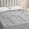 EHEYCIGA Gel Topper 160x190cm, Matratzentopper 160x190cm Memory Foam, Matratzen Topper mit extra tiefem Tasche, Grau
