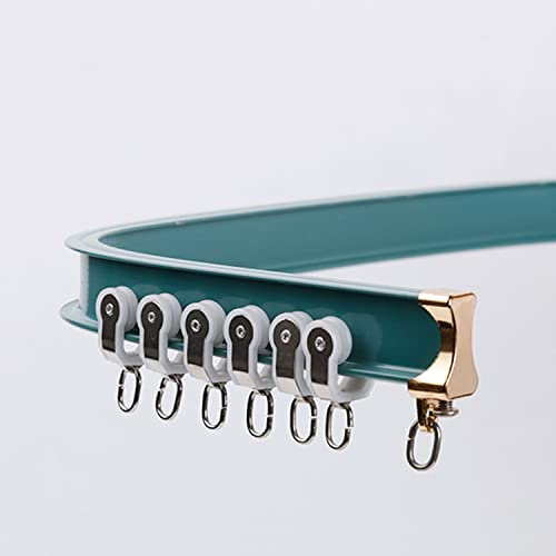 PhIree Flexible Vorhangschiene, Raumdeckenschiene Für Vorhänge, Biegbare Gardinenstangen Für Privatsphäre, Wohnzimmer, Schlafzimmer, Abgehängte Decke, Dusche/2.4M/8Ft