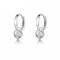 SLUYNZ 925 Sterling Silber CZ Creolen Ohrringe für Damen Mädchen Minimalistische Creolen Ohrringe Huggie (A-Silber)