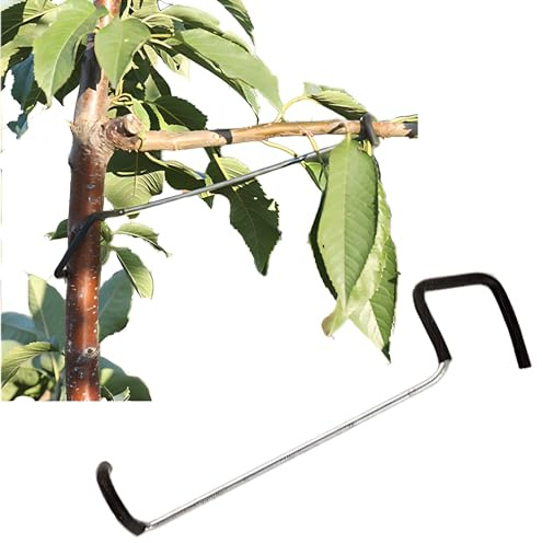 Obstbaum-Äste, 25,4 cm, Astabzieher, Kunststoffschlauch umwickelt, Eisendraht, beschädigt keine Äste, Baum, offener Winkel, Zweigbiegewerkzeug (26T)