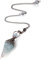 AWARDSEN Harz Aquamarin Pendulum Edelstein Pendel Kristall, Heilsteine Natürliches Sechseckiges Edelstein Kristall Ornamente für Hexerei Zeremonie, Wahrsagen, Reiki Heilung und Esoterik Geschenke