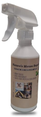 BATUUTAH Rat Repellent Spray, Anti-Mouse Rat Peppermint Oil Spray for Indoor Outdoor Use, Natural Mint Extract with Pleasant Scent 250ML (1)