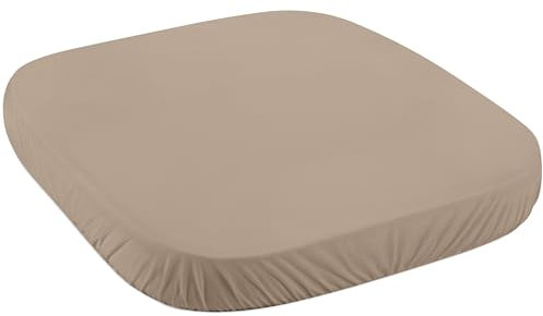 Spannbetttuch klein, für Waldin Babybett 7in1 - Bettwäsche für Kinderbetten- Pflegeleichte, superweiche und strapazierfähige Baumwolle, Taupe