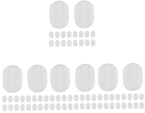 Operitacx 200 Stück Ohrring Dichtung Rutschfeste Ohrring Pads Ohrclip Matten Ohrring Unterlage Ohrclips Pads Clip On Ohrring Kissen Flexible Ohrpolster Ohrring Verschlüsse Ohrclip