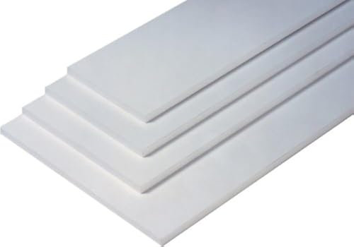 livindo Regalboden Einlegeboden Weiss 967 x 290 mm (L 96,7 cm x B 29 cm) Fachboden für 100 cm Küchenschrank Spanplattenzuschnitt mit Kanten - ABS Kanten und Melaminkanten