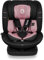 LIONELO Bastiaan i-Size Kindersitz ab Geburt 0-36 kg Isofix Top Tether 360 Grad drehbar Rückwärts Vorwärts Seitenschutz 5-Punkt-Sicherheitsgurte Dri-Seat (Rosa Rose)