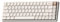iQunix Magi65 Low Profile Mechanical Keyboard, 65% Full Aluminum Case Wireless Keyboard with 2.4G Receiver, Bluetooth and Wired Connection for Mac/Windows (Ochre White)