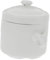 JECOMPRIS Casseruola in Ceramica Con Ciotole Scodella Decorativa Piccole Pentole Per Stufato Ciotola Riscaldante Di Zuppa Ciotola Di Crema Pasticcera Stoviglie Ciotola Da Cucina Bianca