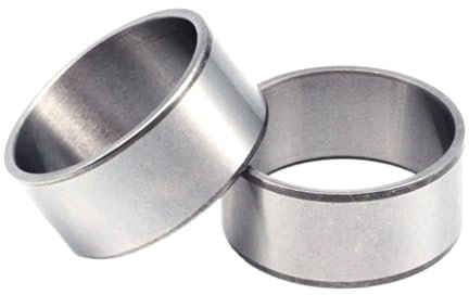 Manchon en acier de roulement diamètre intérieur 20 mm, diamètre extérieur 27 mm, hauteur 14 mm, bague creuse non filetée, manchon de guidage d'arbre résistant à l'usure,2 pièces