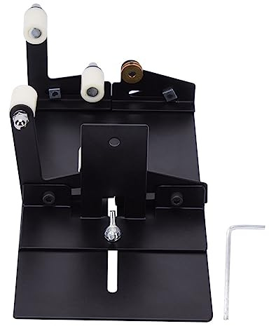 Tocekat Glass Bottle Cutter Kit with Hex Wrench for Round Square Bottles | Adjustable Cutting Machine Set with 5 Support Wheel for Beer Whiskey Wine Champagne DIY Bottles