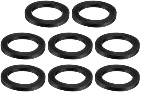 QUARKZMAN 8 Stück O Ringe Dichtungsringe, 51mm Innendurchmesser x 65mm Außendurchmesser x 6mm Dicke Gummi Flache Unterlegscheibe für Wasserhahn, Ventil, Schlauch, Wasserleitung