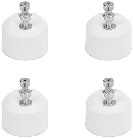 Aumotop 4 Stück GU10 auf MR16 Glühbirnen-Adapter-Sockel-Konverter, Hohe Leistung für LED-Halogenlampen, Einfache Installation zu Hause oder Im Büro, Hergestellt aus ABS-Material