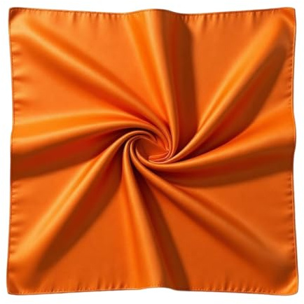 GIMIRO Damen Quadratisches Tuch Polyester-Seidenlook 70 x 70 cm