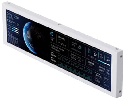 Hipzeepo Turing Smart Display Case 8.8 IPS Type-C Monitor - Zur Überwachung Von High-Performance-CPU, GPU, RAM, USB-Schnittstelle,