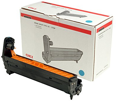 Oki colour laser printer drum unit kit C6 cyan blue 42126607 C5100n C5200 C5300 C5400