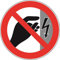 U24 Aufkleber Nicht berühren - Gehäuse unter Spannung Autoaufkleber 10 cm Sticker Konturschnitt