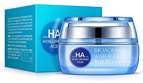 BIOAQUA Anti-Aging Cleaning Whitening Moisturizers HA Water Get Replenishment Face Skin Cream Hyaluronic Acid Natural Ingredients Hydrating 50 g