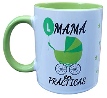 Taza Color Frase Taza para MAMÁ en PRACTICAS Regalo Madre Regalo Madre primeriza novata