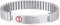 PROSTEEL personalisiert Medical Alert ID Armband verstellbar Manschette Armband Edelstahl 21cm/12mm Stretcharmband SOS Notfall Gravur Schmuck Geburtstag für Männer Frauen(Silber)